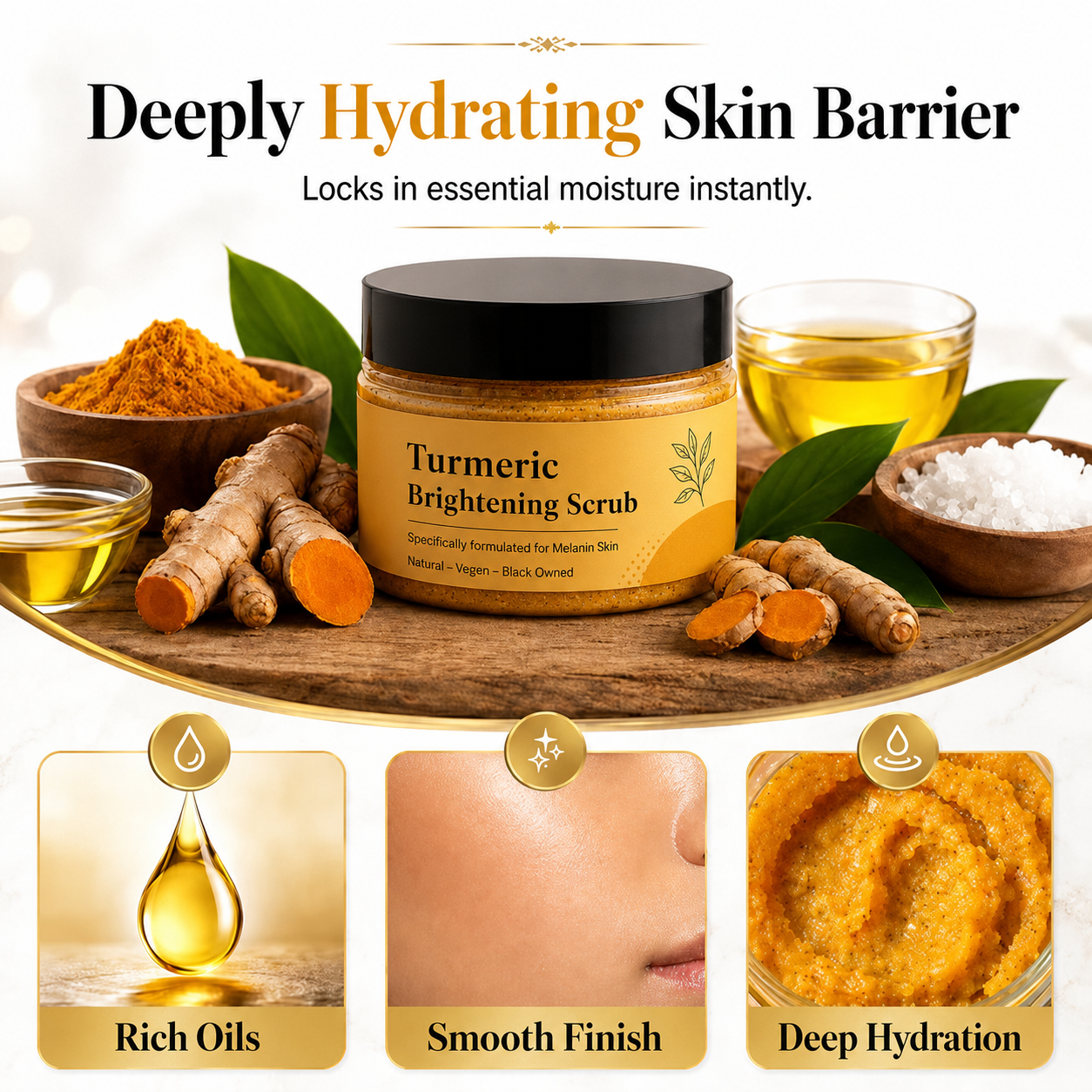 Finally! A Scrub That Actually Fades Dark Spots.