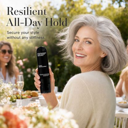 Fluffy Hair Shaping Spray, Long Lasting Peach Scent Volumizing Hair Mist for All-Day Hold