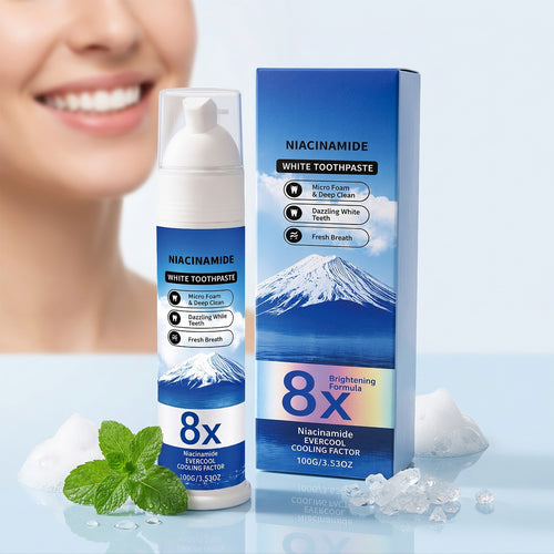 Smile 8X Brighter Without the Sensitivity! 🦷✨ Meet the Niacinamide Charcoal Foam