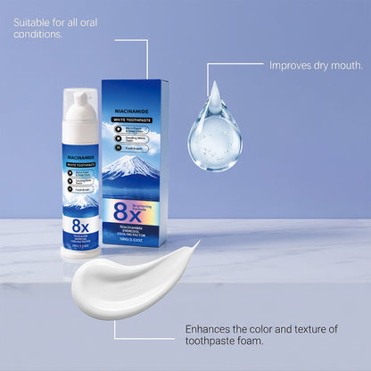 Smile 8X Brighter Without the Sensitivity! 🦷✨ Meet the Niacinamide Charcoal Foam