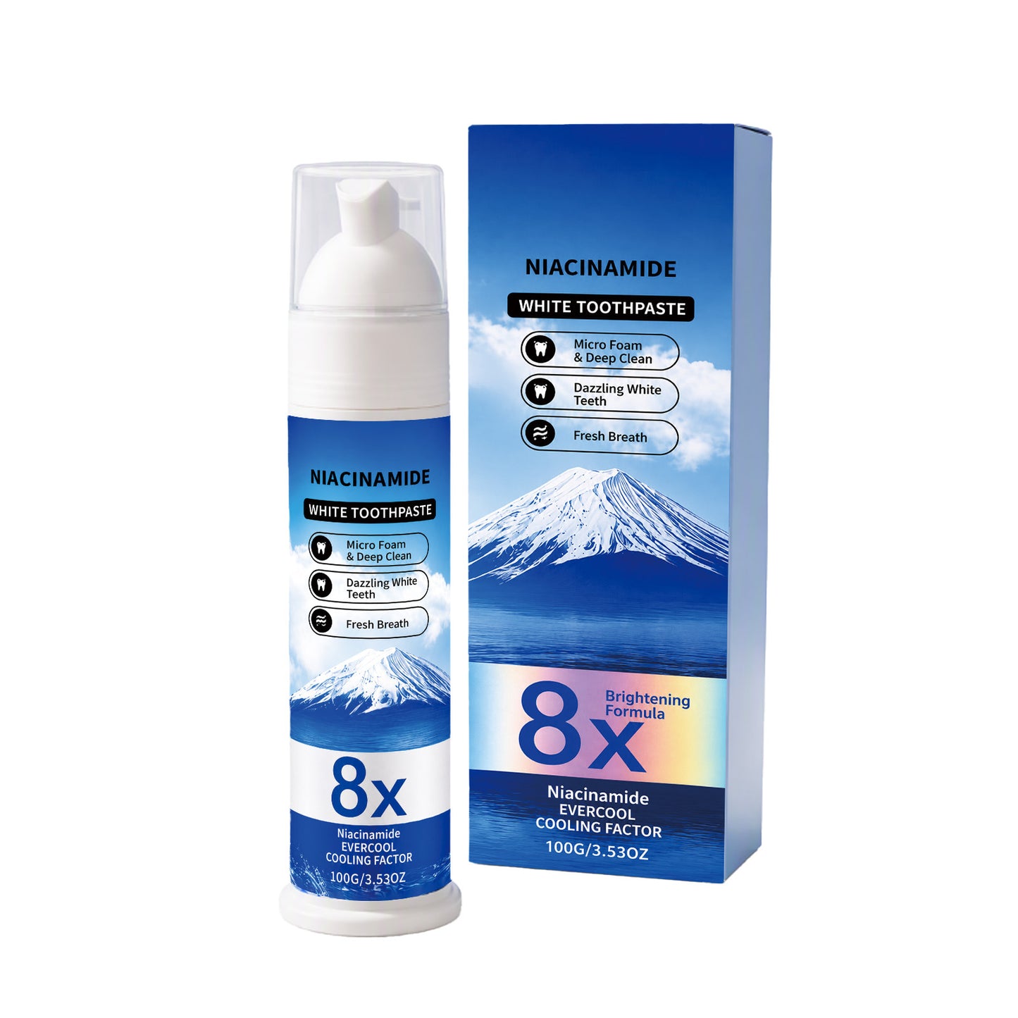 Smile 8X Brighter Without the Sensitivity! 🦷✨ Meet the Niacinamide Charcoal Foam