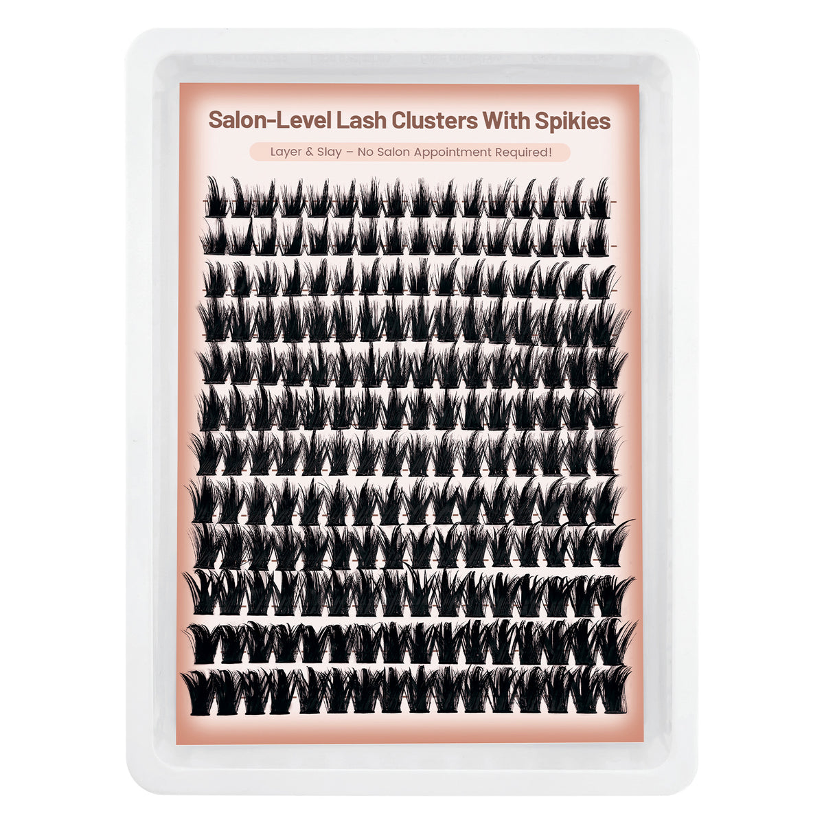 D Curl Fluffy Lash Clusters – Ultra-Dense Long Lashes with Soft Thin Band