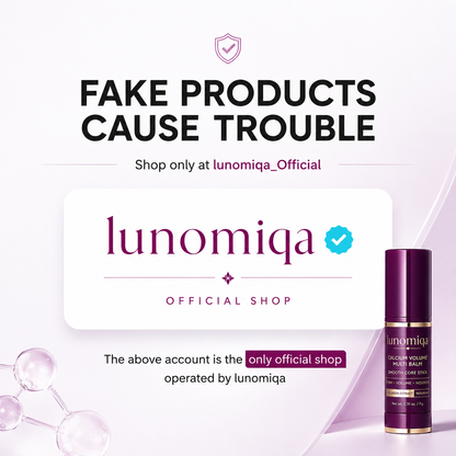 Lunomiqa Calcium Volume Multi Balm Stick – Firming & Hydrating Glow Stick for Eyes, Lips & Neck