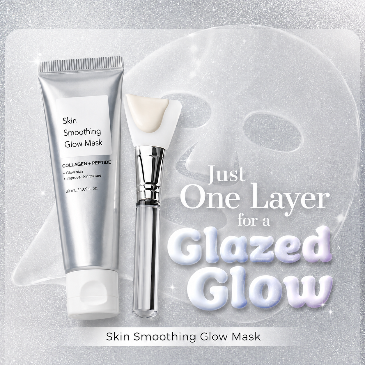 ✨ Wake up to glass skin! Try the Exosome Glaze Mask for ultimate radiance. 💖