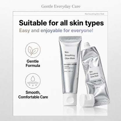 ✨ Wake up to glass skin! Try the Exosome Glaze Mask for ultimate radiance. 💖
